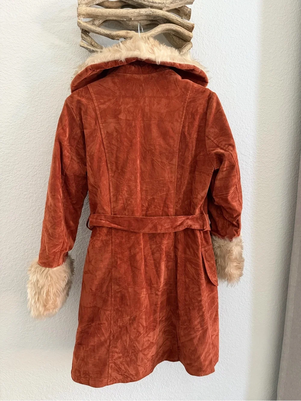 VTG 70’s Penny Lane FINGERHUT USA Coat trench jacket boho western retro afghan